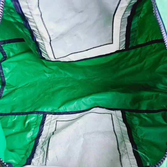 Vtg 90s Tommy Hilfiger Sailing Gear 44/840 SUPER RARE Huge Heavy Duty Duffle Bag - Picture 6 of 7